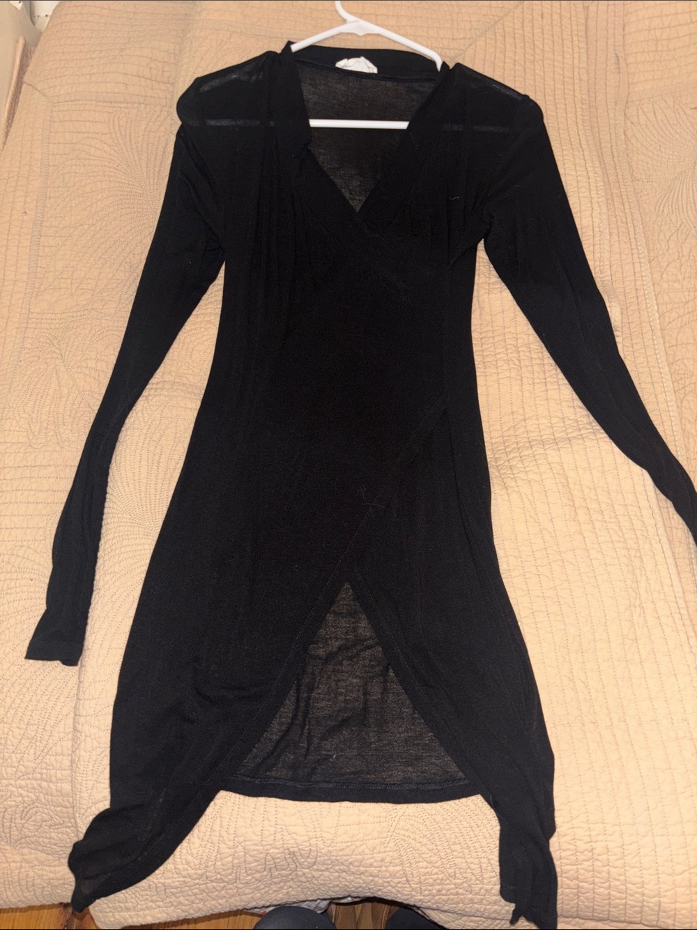 Marcella sheer tunic dress small